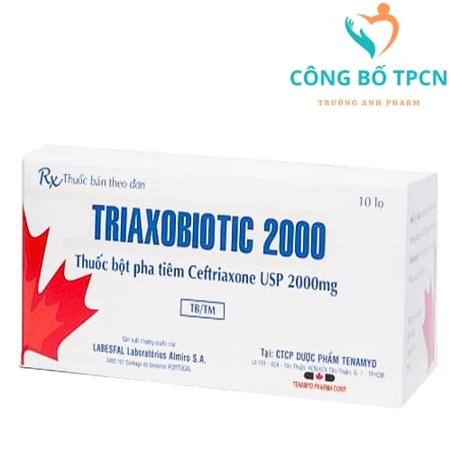 Triaxobiotic 2000 - Thuốc điều trị nhiễm trùng, nhiễm khuẩn